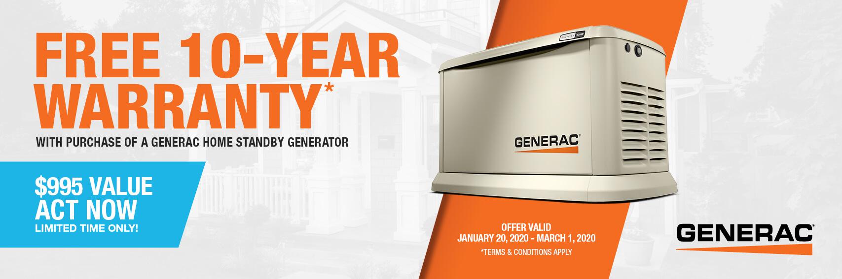 Homestandby Generator Deal | Warranty Offer | Generac Dealer | Woodburn, IN